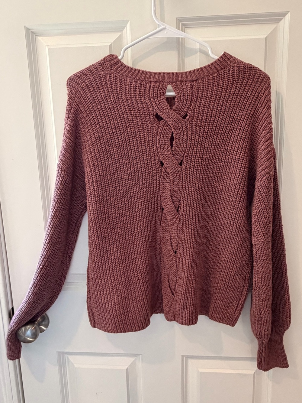 Pink Rose Dusty Rose Sweater Size Medium